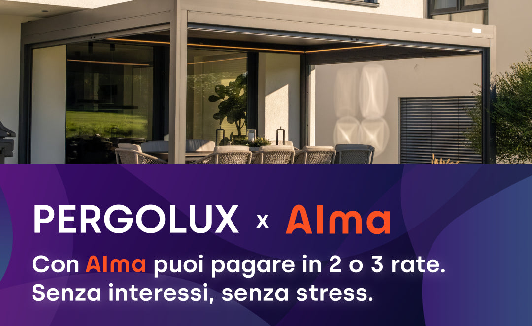 Scopri Alma: Il nuovo metodo di pagamento flessibile su PERGOLUX